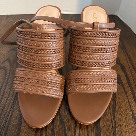 BCBGENERATION Karli Dress Sandals Women's Shoes In Caramel SZ: 9 - Picture 3 of 16